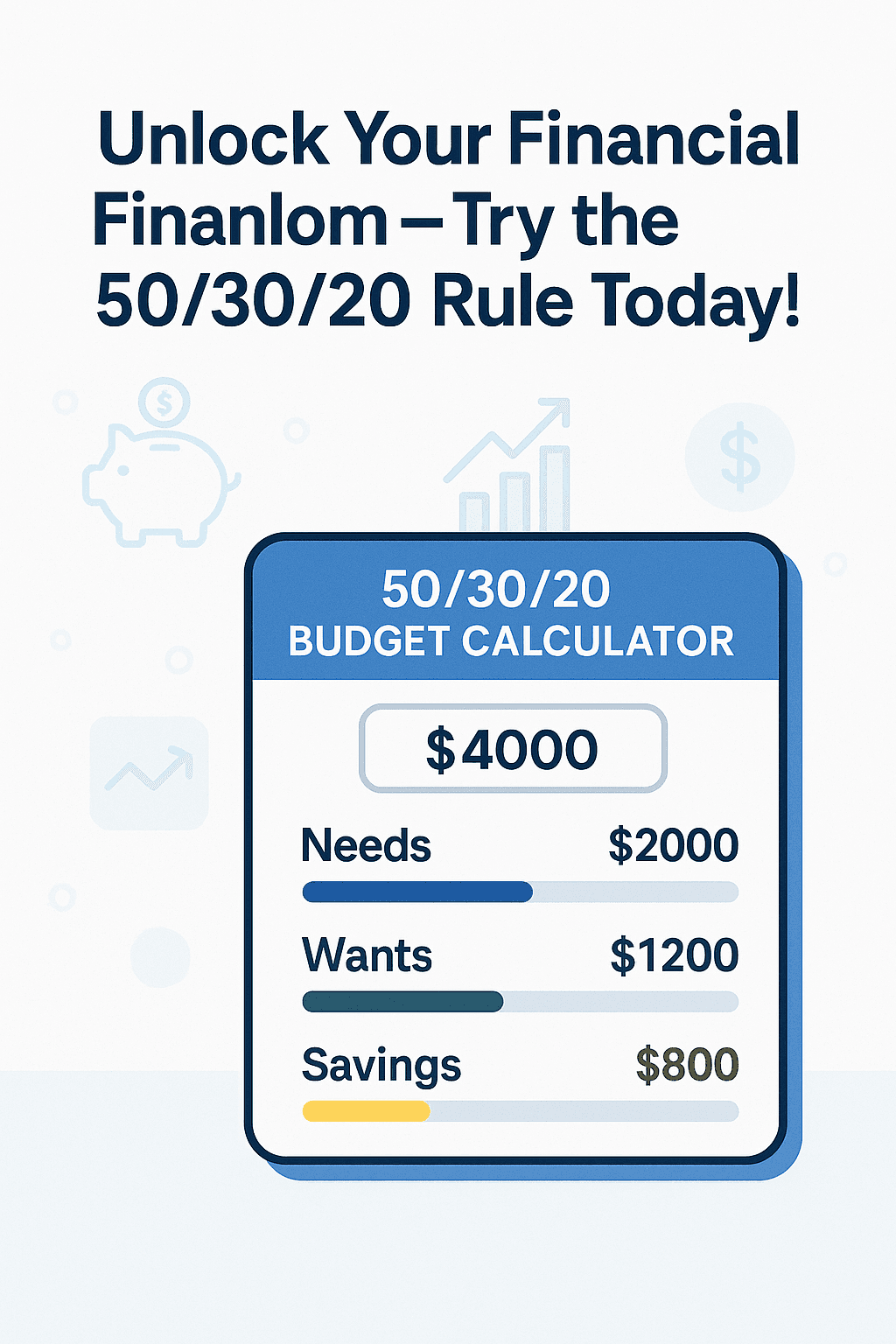 50/30/20 Rule Breakdown